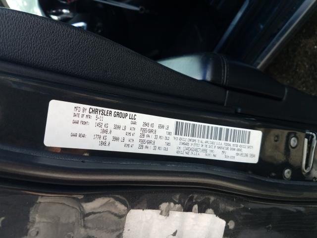 2011 DODGE DURANGO CR 1D4RD4GG4BC710996