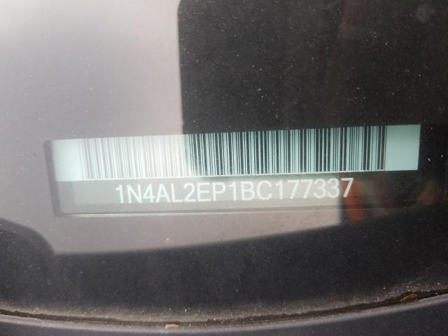 2011 NISSAN ALTIMA S 1N4AL2EP1BC177337