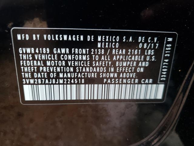 2018 VOLKSWAGEN JETTA S 3VW2B7AJ8JM224518