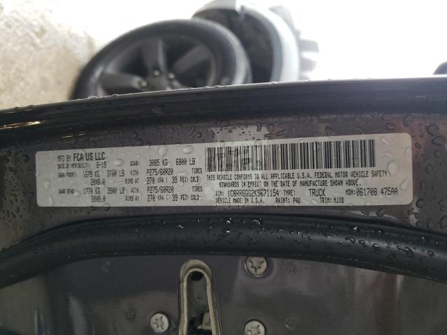 2019 RAM 1500 CLASS 1C6RR6GG2KS671154