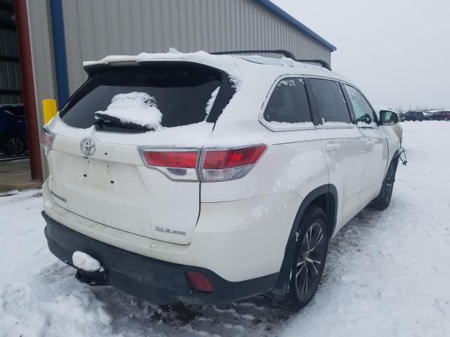 2016 TOYOTA HIGHLANDER 5TDJKRFH3GS312224