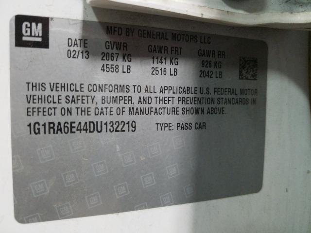 2013 CHEVROLET VOLT 1G1RA6E44DU132219