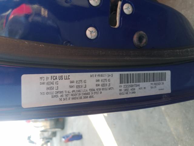 2019 DODGE CHALLENGER 2C3CDZAG8KH736446