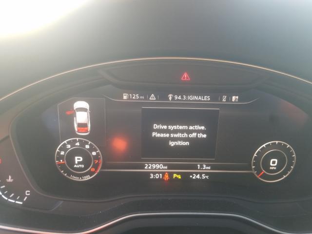 2019 AUDI A5 PREMIUM WAUENCF59KA049350