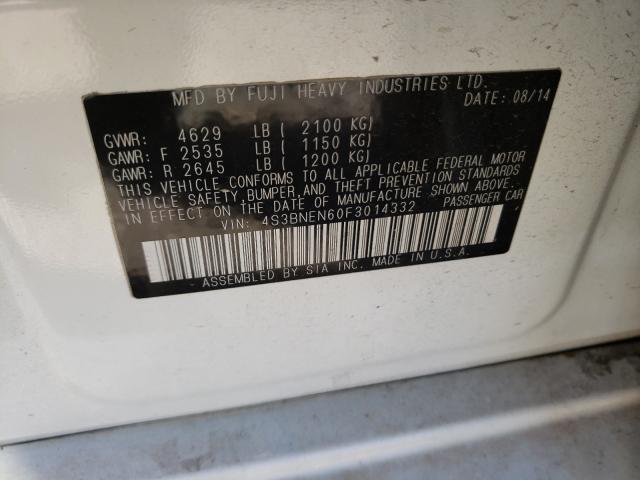 2015 SUBARU LEGACY 3.6 4S3BNEN60F3014332