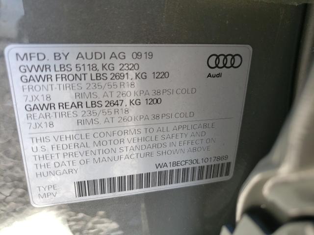 2020 AUDI Q3 PREMIUM WA1BECF30L1017869