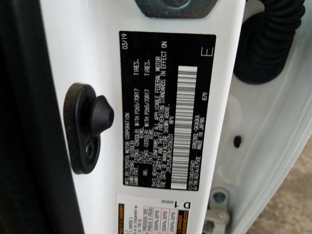 2019 TOYOTA 4RUNNER SR JTEZU5JR7K5206231