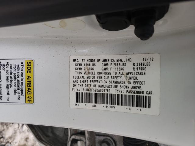 2013 ACURA TL TECH 19UUA8F52DA006769