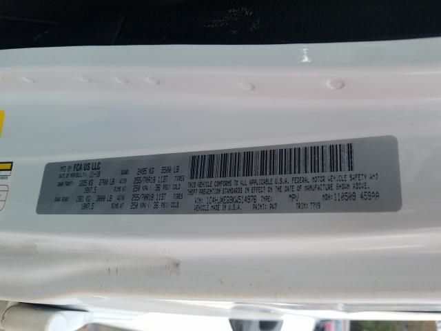 2019 JEEP WRANGLER U 1C4HJXEG9KW514976