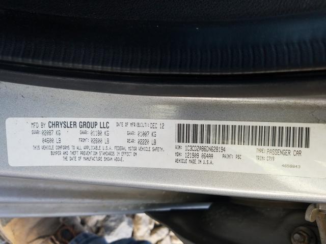 2013 DODGE AVENGER SE 1C3CDZAB6DN628194