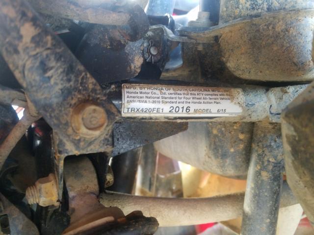 2016 HONDA TRX420 FE 1HFTE4061G4202154