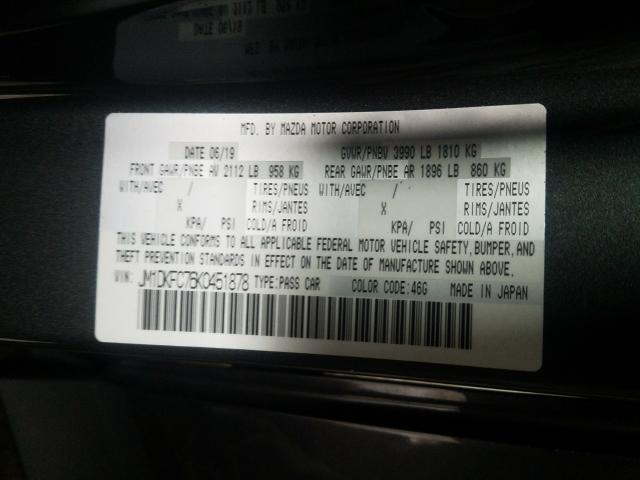 2019 MAZDA CX-3 TOURI JM1DKFC76K0451878