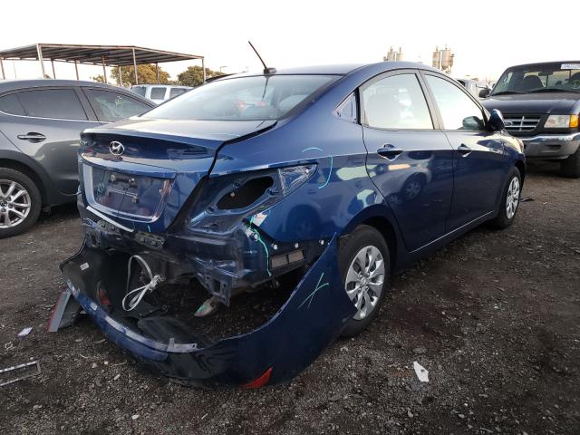 2016 HYUNDAI ACCENT SE KMHCT4AE3GU106611