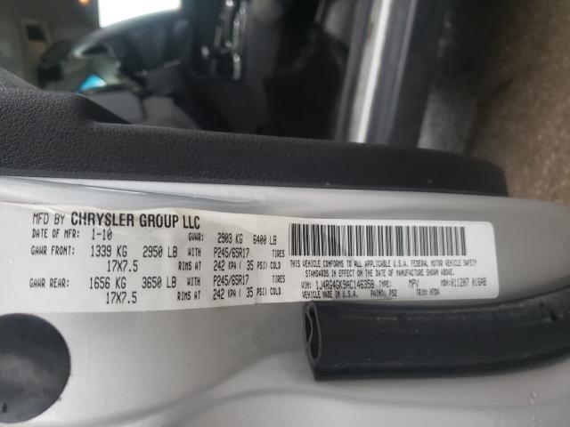 2010 JEEP COMMANDER 1J4RG4GK9AC146358