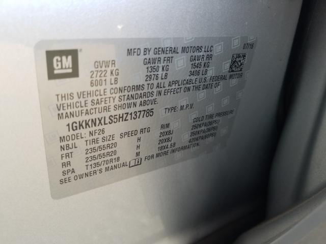 2017 GMC ACADIA DEN - 1GKKNXLS5HZ137785