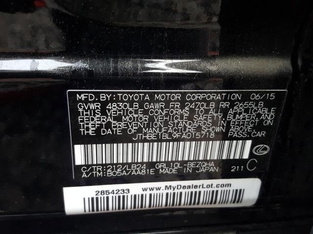 2015 LEXUS GS 350 JTHBE1BL9FA015718