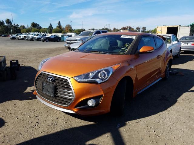 2016 HYUNDAI VELOSTER T - KMHTC6AE2GU282612