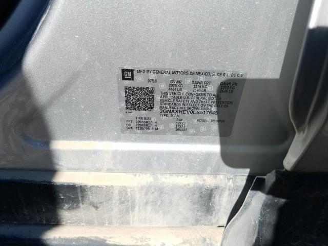 2020 CHEVROLET EQUINOX LS 3GNAXHEV0LS517645
