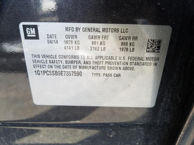 2014 CHEVROLET CRUZE 1G1PC5SB9E7357590