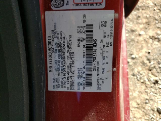 2010 LINCOLN MKZ 3LNHL2GC6AR618345