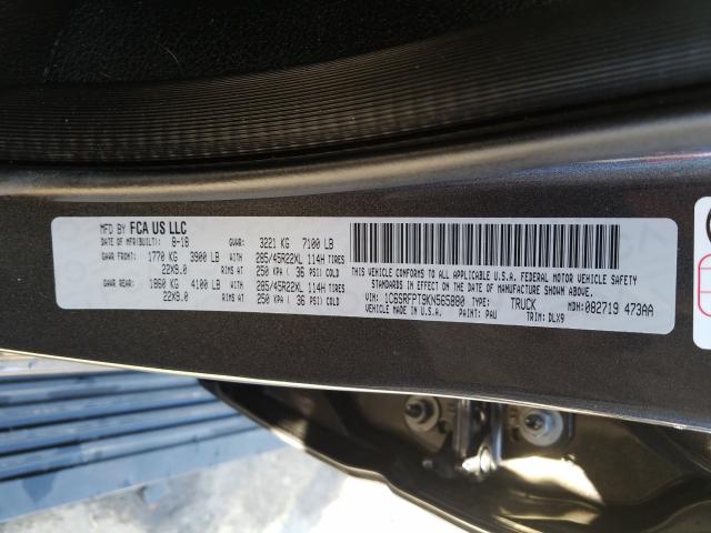 2019 RAM 1500 LIMIT 1C6SRFPT9KN565880