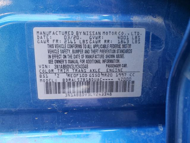 2020 NISSAN SENTRA SR 3N1AB8DV3LY243348