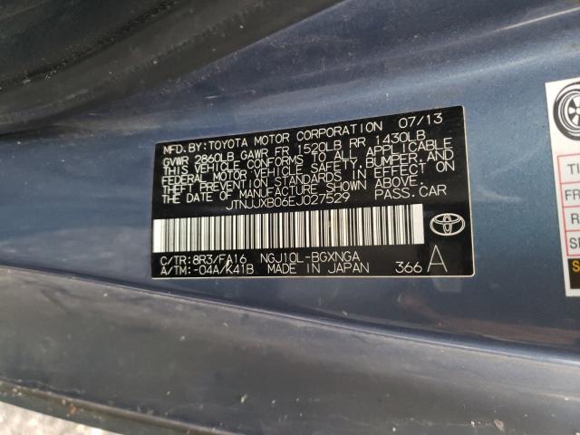 2014 TOYOTA SCION IQ JTNJJXB06EJ027529