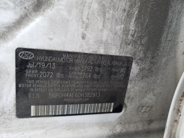 2013 HYUNDAI ELANTRA GL 5NPDH4AE6DH382913