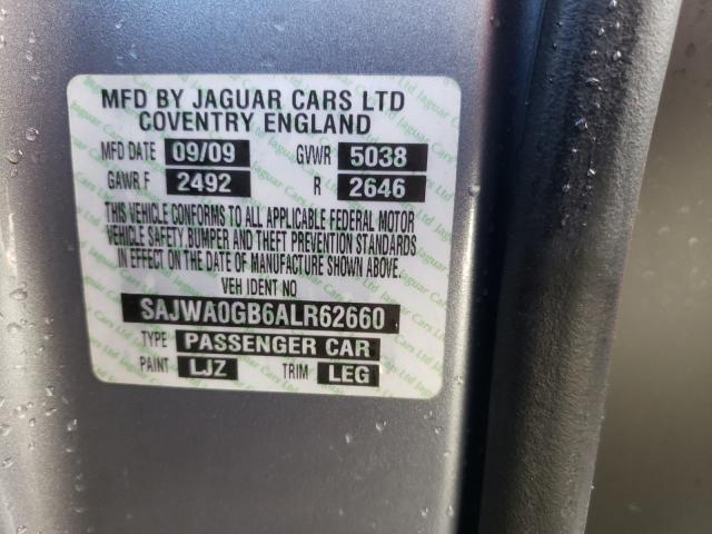 2010 JAGUAR XF PREMIUM SAJWA0GB6ALR62660