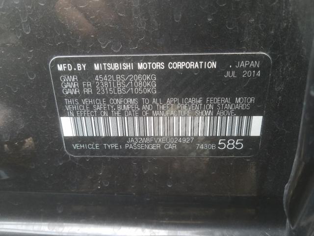 2014 MITSUBISHI LANCER EVO JA32W8FVXEU024927
