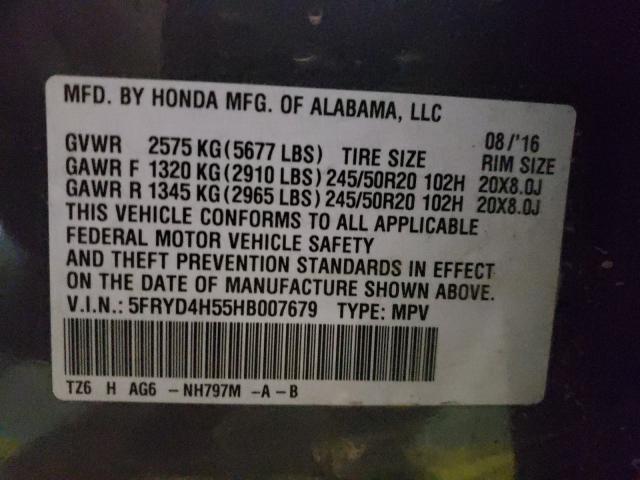 2017 ACURA MDX TECHNO 5FRYD4H55HB007679