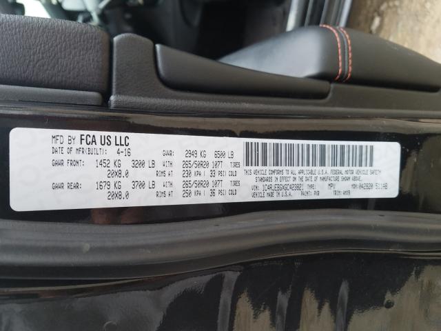 2016 JEEP GRAND CHER 1C4RJEBGXGC423821