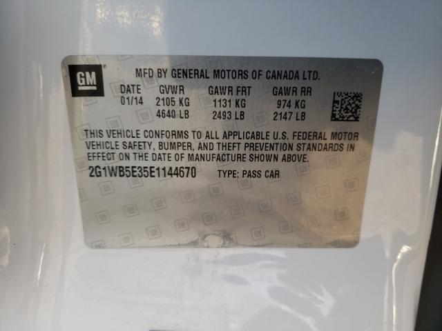 2014 CHEVROLET IMPALA LIM 2G1WB5E35E1144670