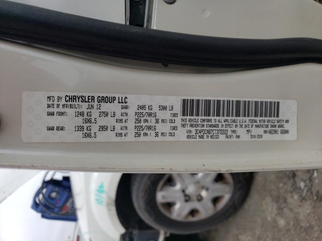 2012 DODGE JOURNEY SE 3C4PDCAB7CT372222