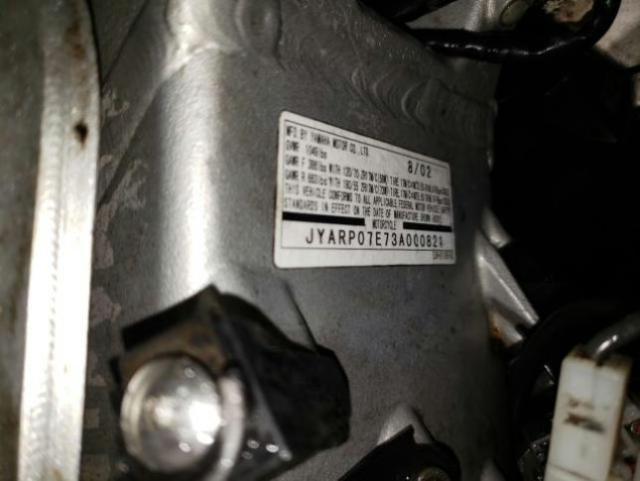2003 YAMAHA FJR1300 JYARP07E73A000821