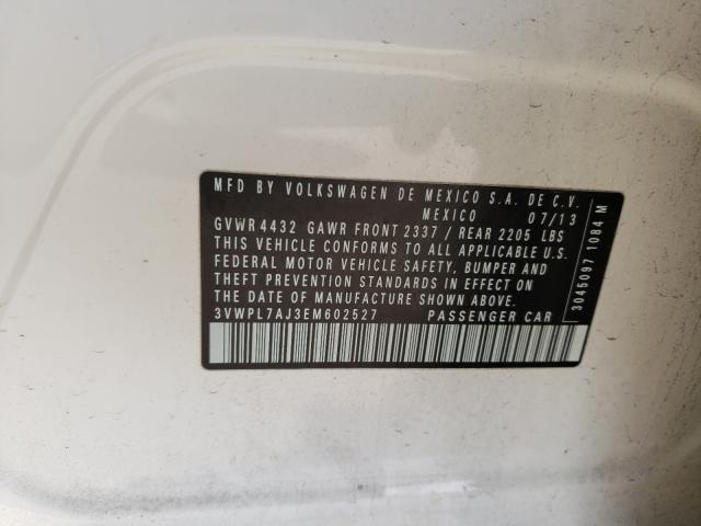 2014 VOLKSWAGEN JETTA TDI 3VWPL7AJ3EM602527