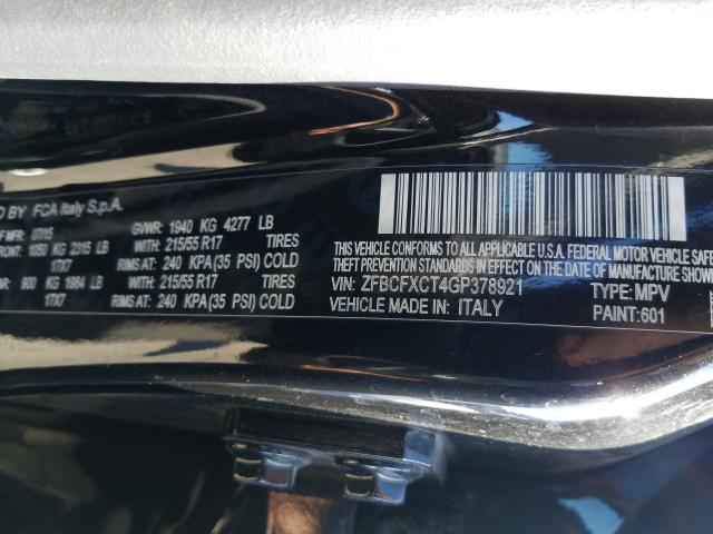 2016 FIAT 500X TREKK ZFBCFXCT4GP378921