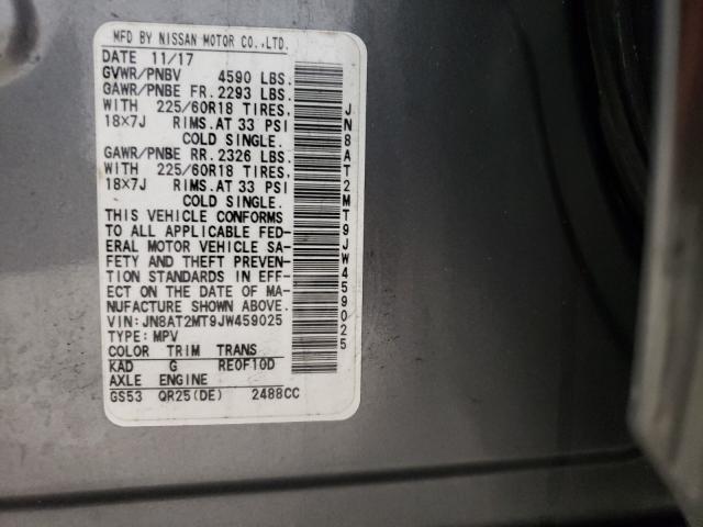 2018 NISSAN ROGUE S JN8AT2MT9JW459025