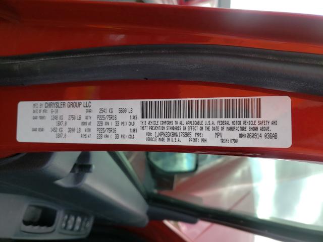 2010 JEEP LIBERTY SP 1J4PN2GK8AW176905