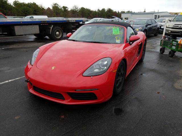 2017 PORSCHE BOXSTER WP0CA2A84HS221613