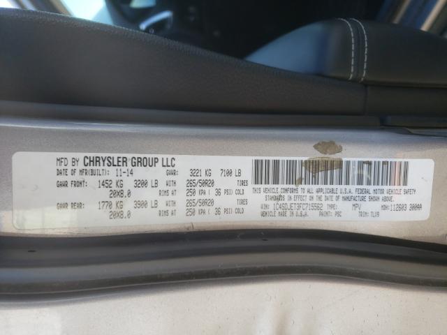 2015 DODGE DURANGO 1C4SDJET3FC715562