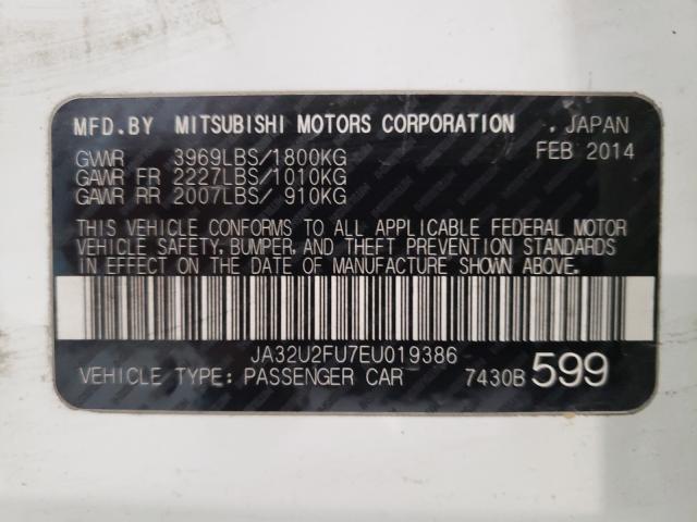 2014 MITSUBISHI LANCER JA32U2FU7EU019386