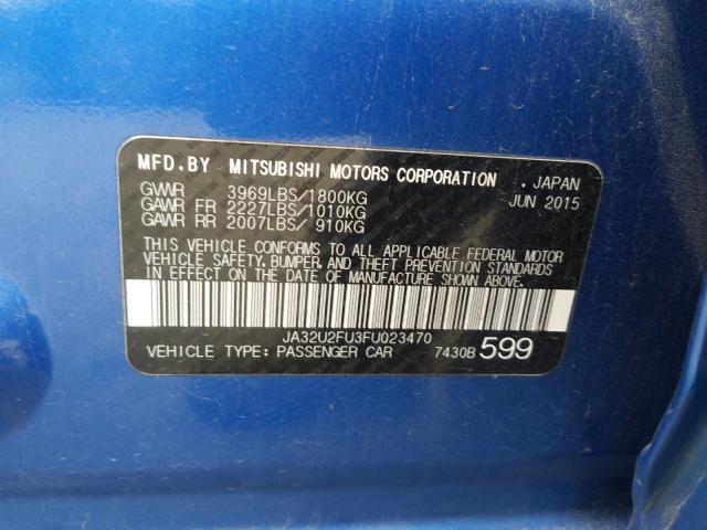 2015 MITSUBISHI LANCER ES JA32U2FU3FU023470