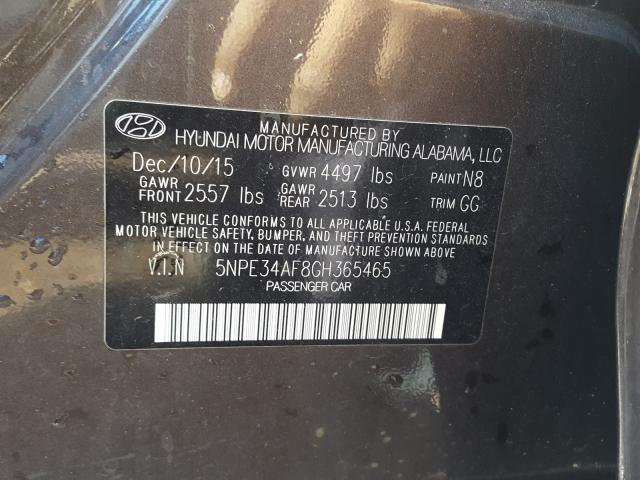 2016 HYUNDAI SONATA SPO 5NPE34AF8GH365465