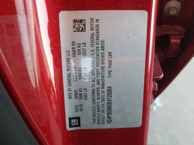 2014 BUICK VERANO 1G4PS5SK6E4128064