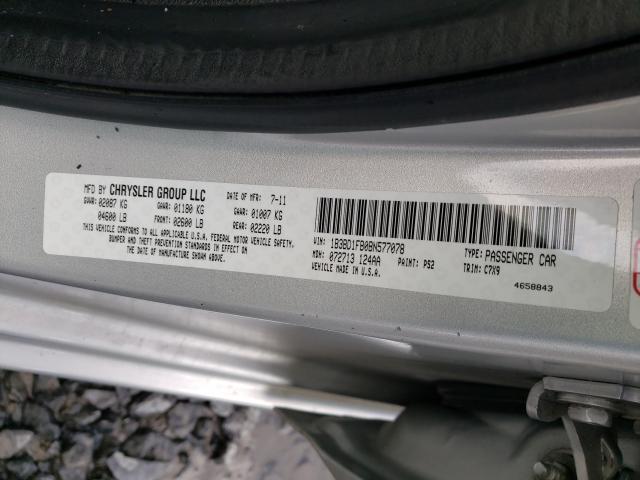 2011 DODGE AVENGER MA 1B3BD1FB0BN577078