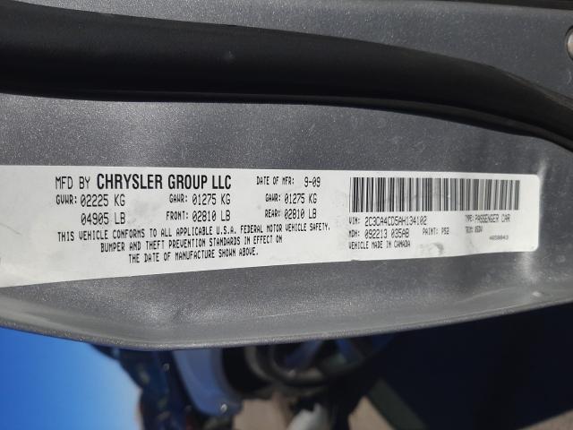 2010 CHRYSLER 300 TOURIN 2C3CA4CD5AH134102