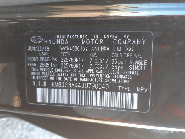 2018 HYUNDAI TUCSON SE KM8J23A44JU790040