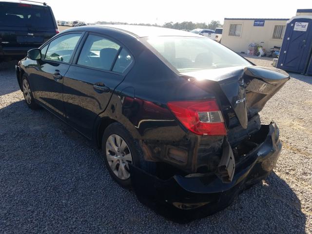 2012 HONDA CIVIC LX 19XFB2F55CE380774