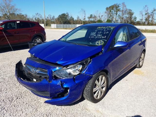 2013 HYUNDAI ACCENT GLS KMHCU4AE8DU313262